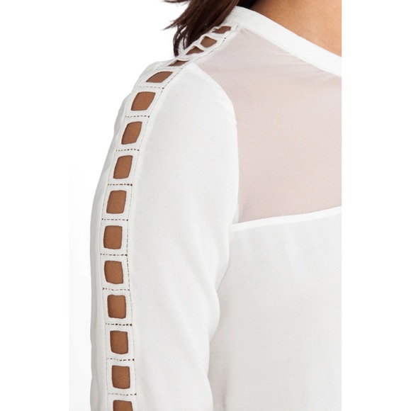 IRO • Off White Ashty Long Sleeve Blouse - Picture 4 of 16